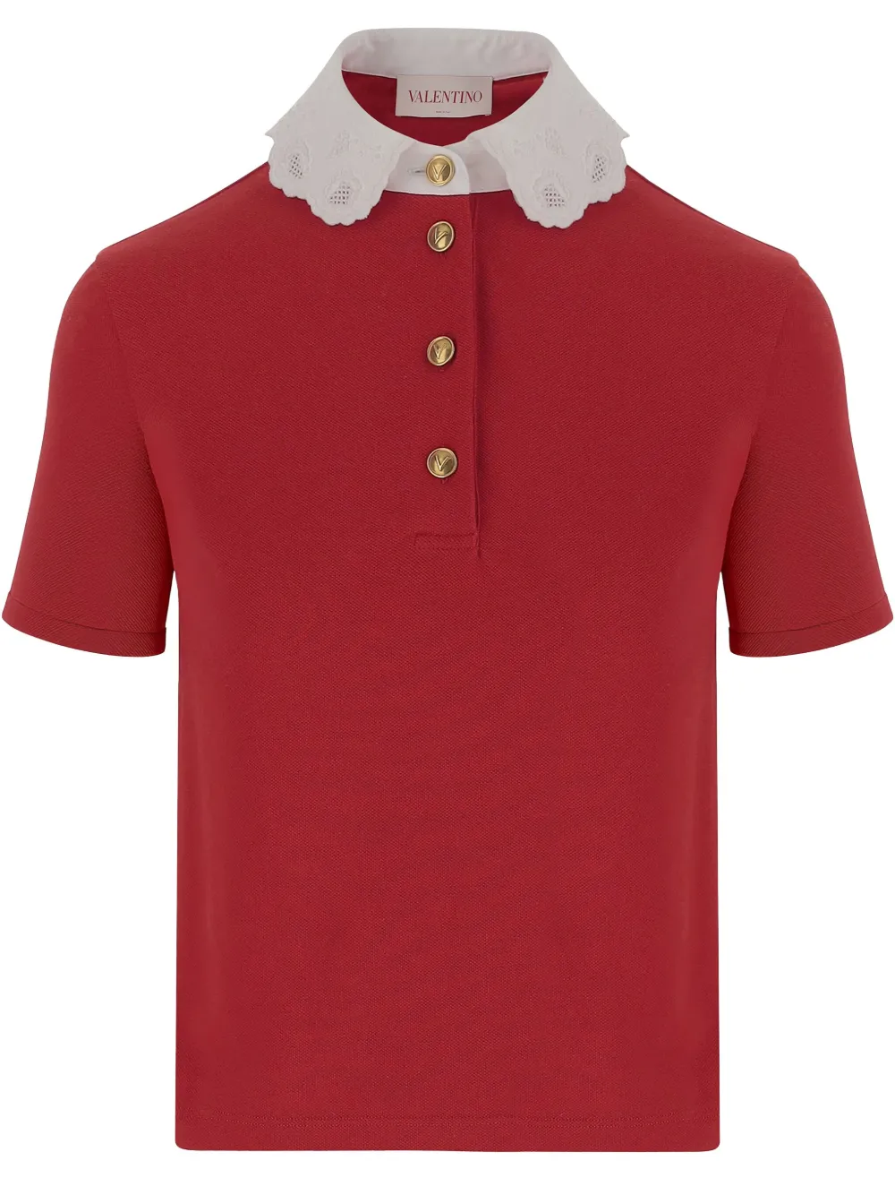Valentino Garavani Katoenen T-shirt Rood