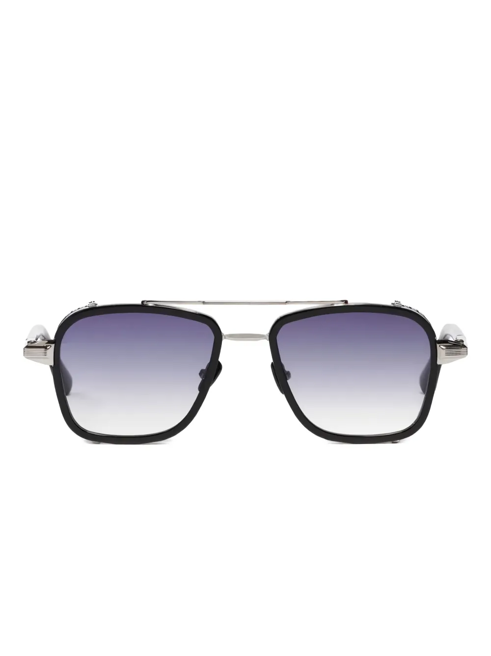 John Dalia Phil square sunglasses | Black | Image 1
