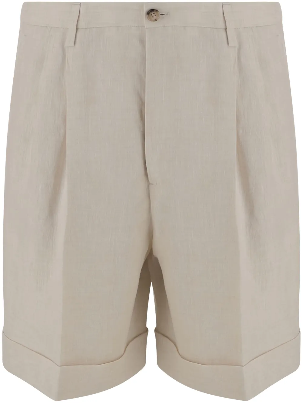 Valentino Garavani Linnen shorts Beige