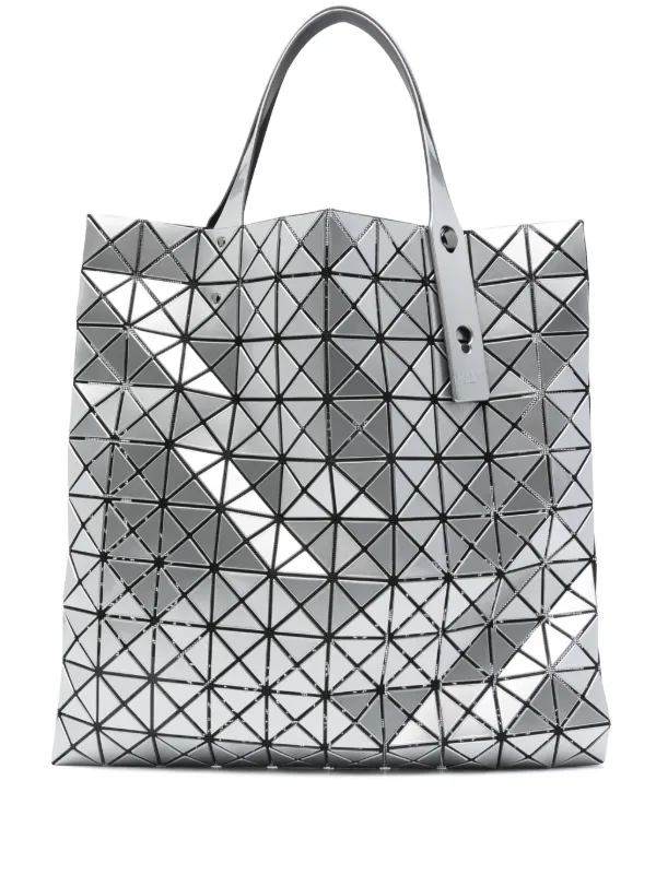 BAO BAO ISSEY MIYAKE グレー ハンドバッグ34×34 BAO BAO ISSEY MIYAKE グレー ハンドバッグ34×34