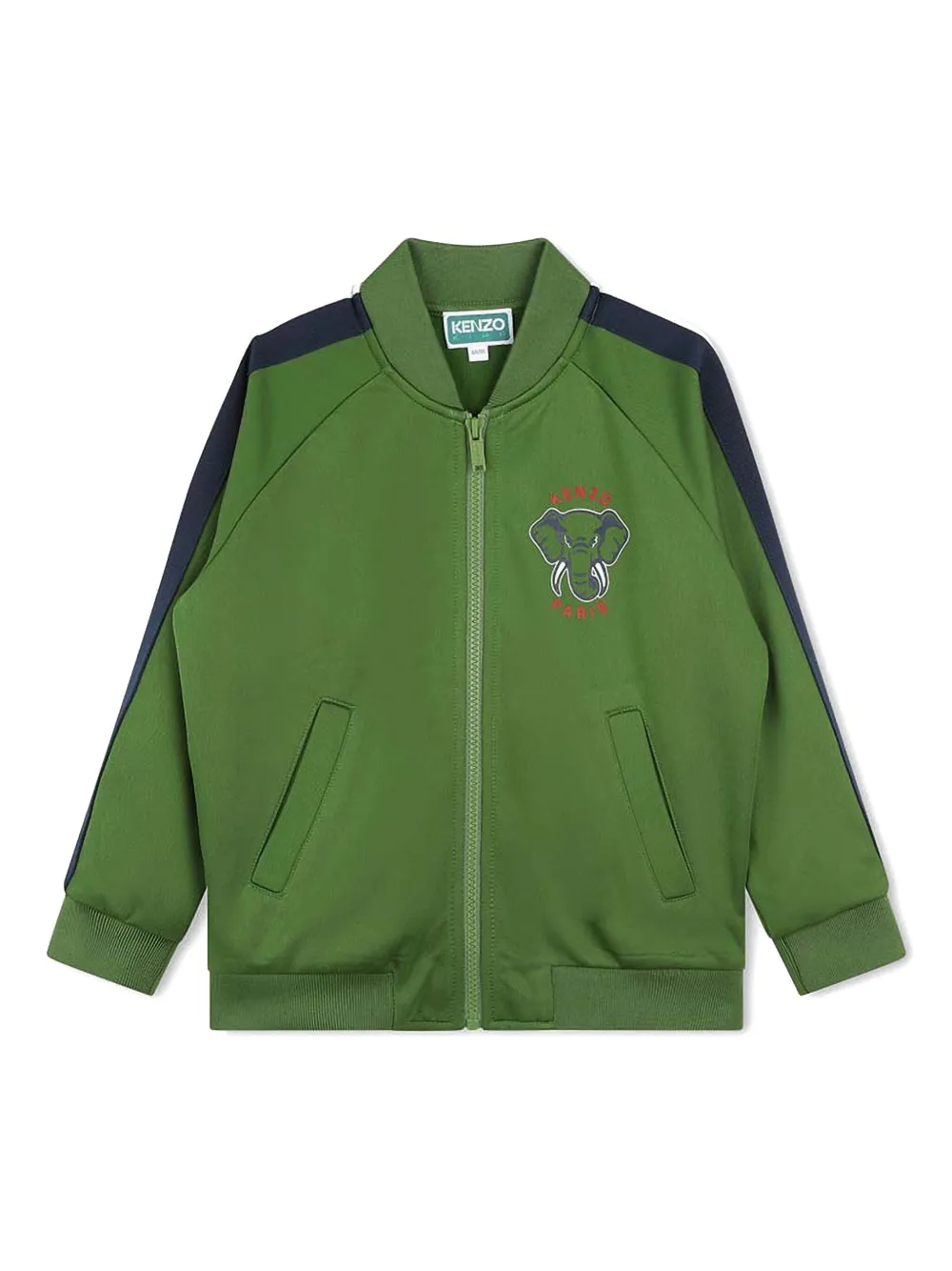 Kenzo Kids Vest met rits Groen