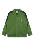 Kenzo Kids zip-up cardigan - Green