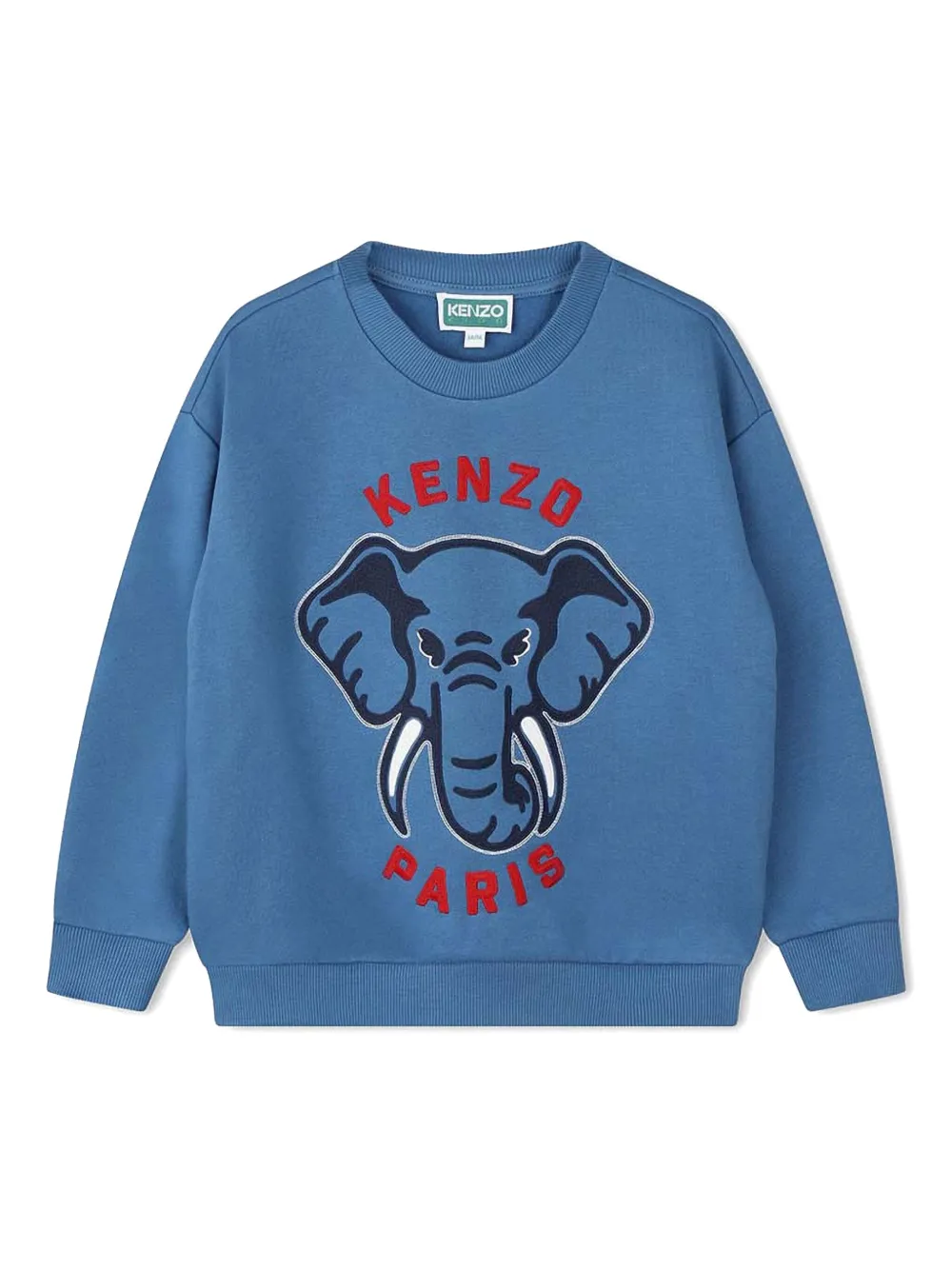 Kenzo Kids Sweater van katoen Blauw