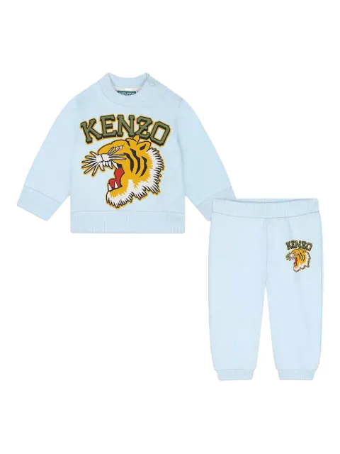 Kenzo Kids Tiger-print tracksuit set
