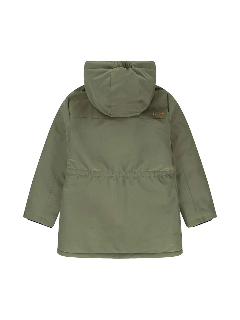 Levi's Kids logo-embroidered parka - Groen