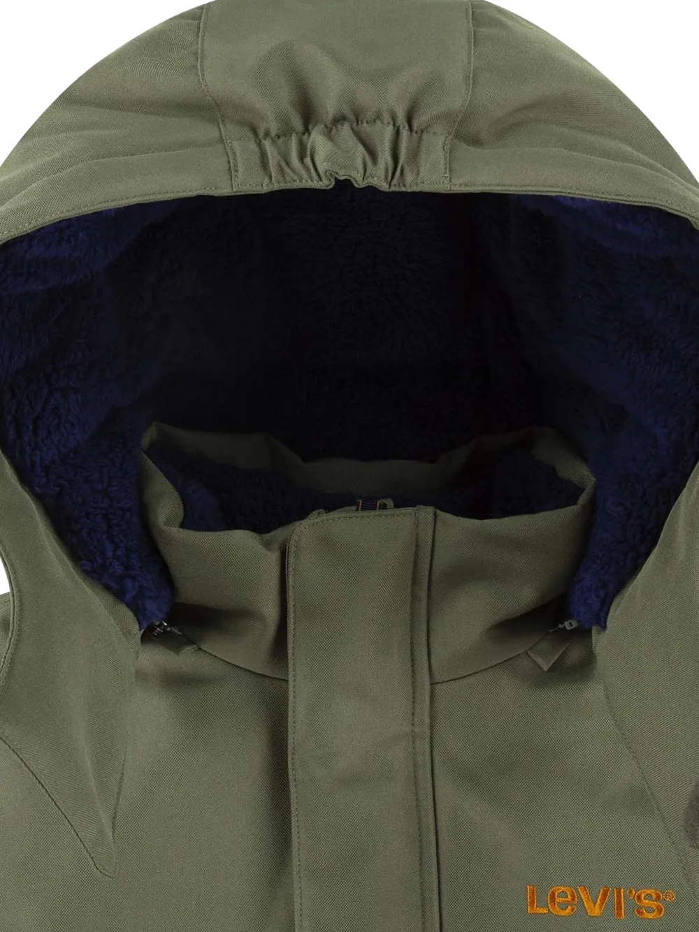 LEVI'S LOGO-EMBROIDERED PARKA