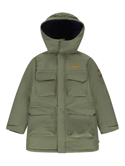Levi's Kids parka con logo bordado