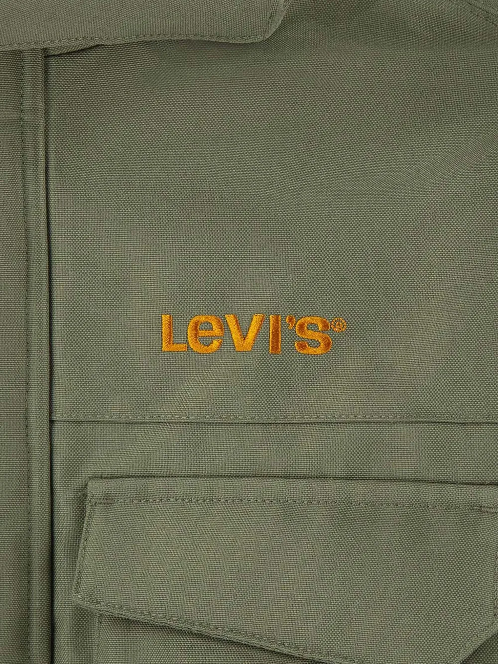 LEVI'S LOGO-EMBROIDERED PARKA