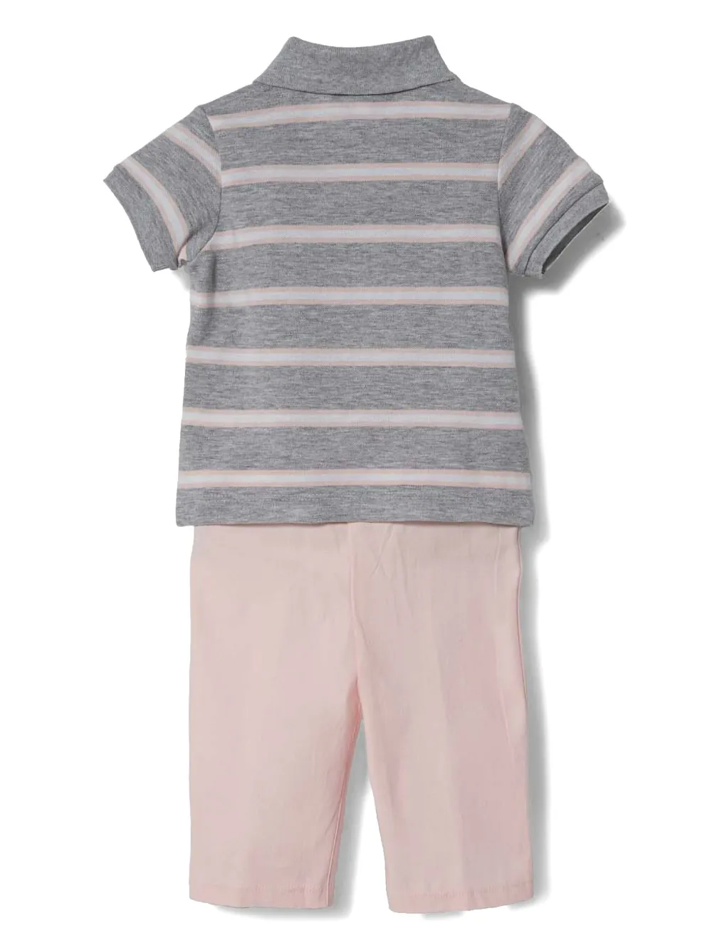 Lacoste Kids Pyjama van biologisch katoen - Grijs