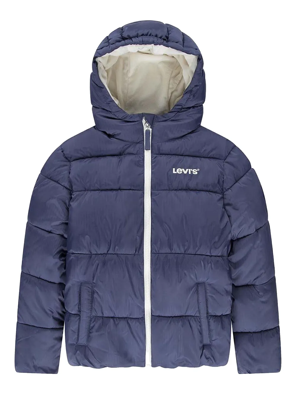 Levi's Kids Essential gewatteerd jack Blauw
