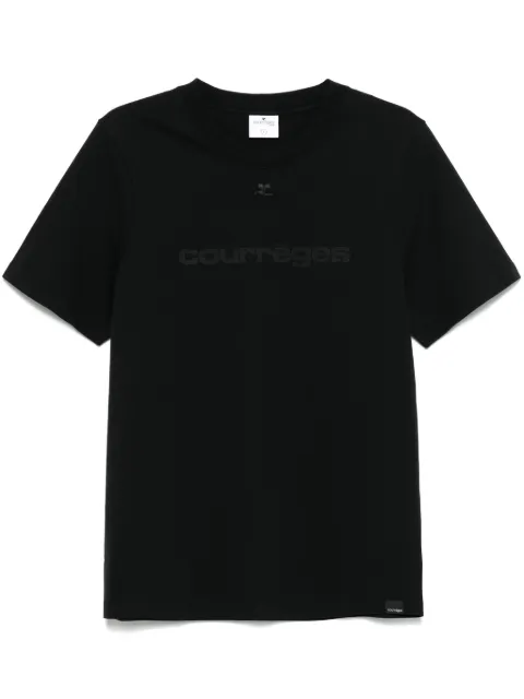 Courrèges logo-print T-shirt