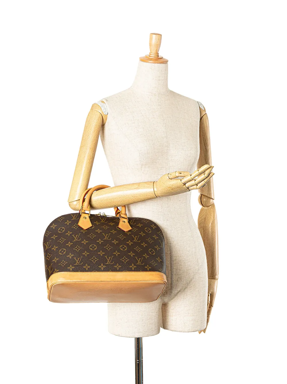 Louis Vuitton Pre-Owned 1998 Monogram Alma PM handtas - Bruin