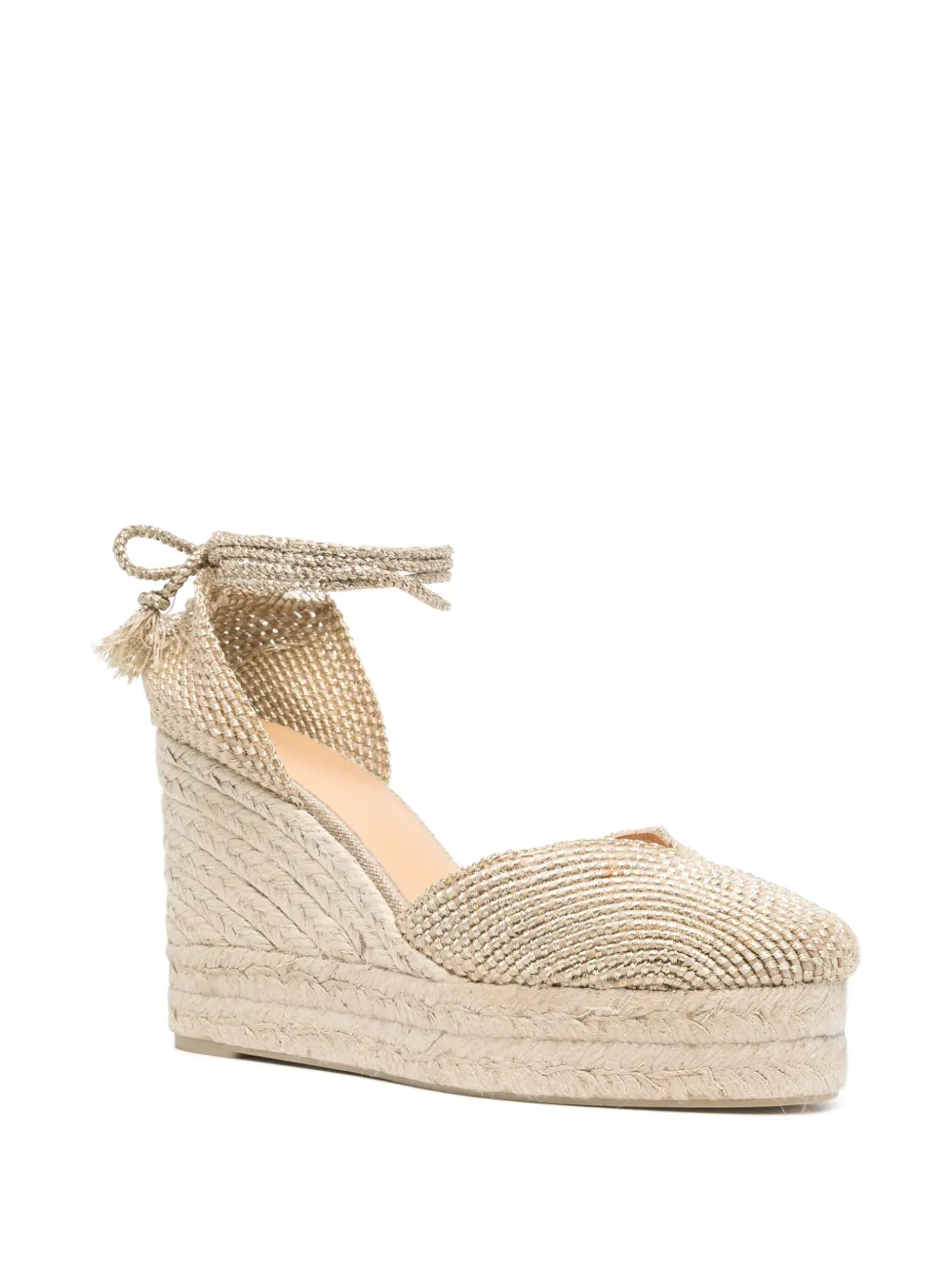 Castañer 80 mm Cora espadrilles - Goud