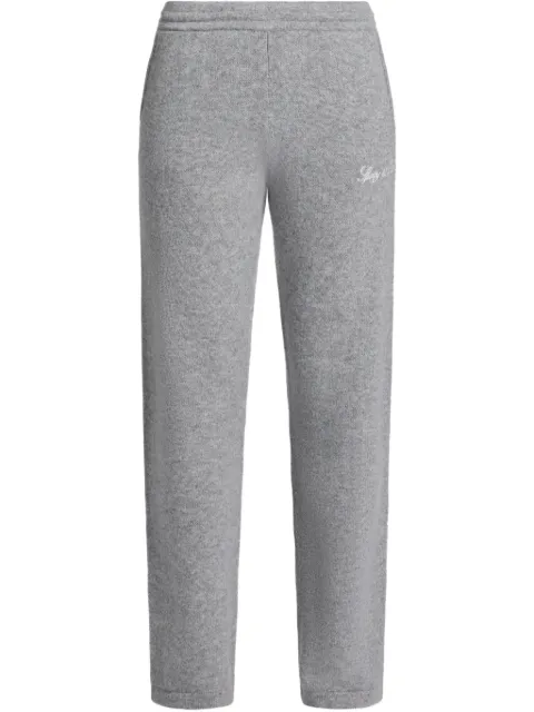 Sporty & Rich logo-embroidered track pants 