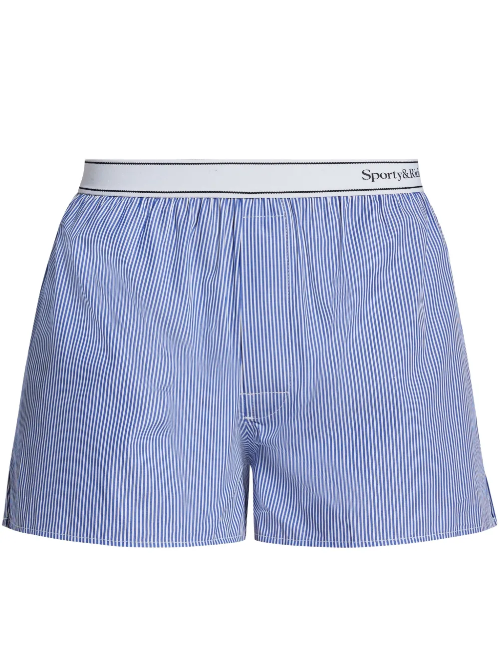 Sporty & Rich Gestreepte shorts Blauw