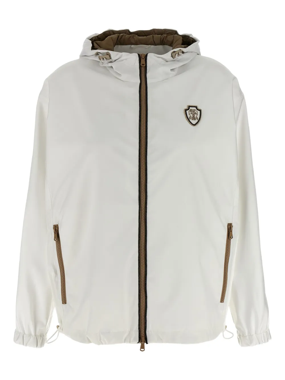 Brunello Cucinelli coupe-vent à capuche | blanc | Image 1