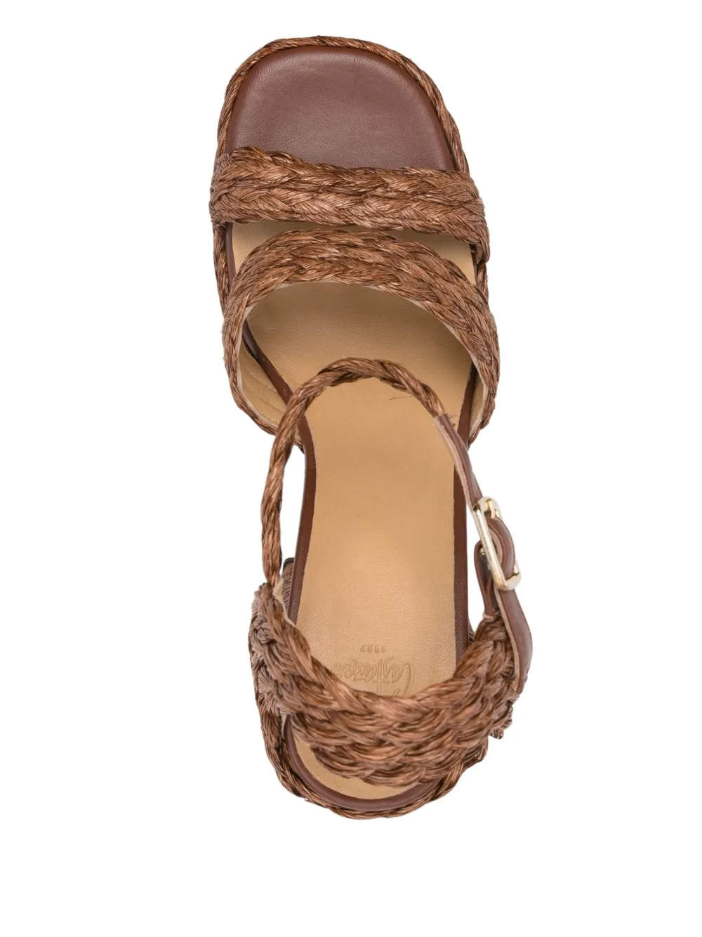 Castañer 130mm Fresa sandals Brown