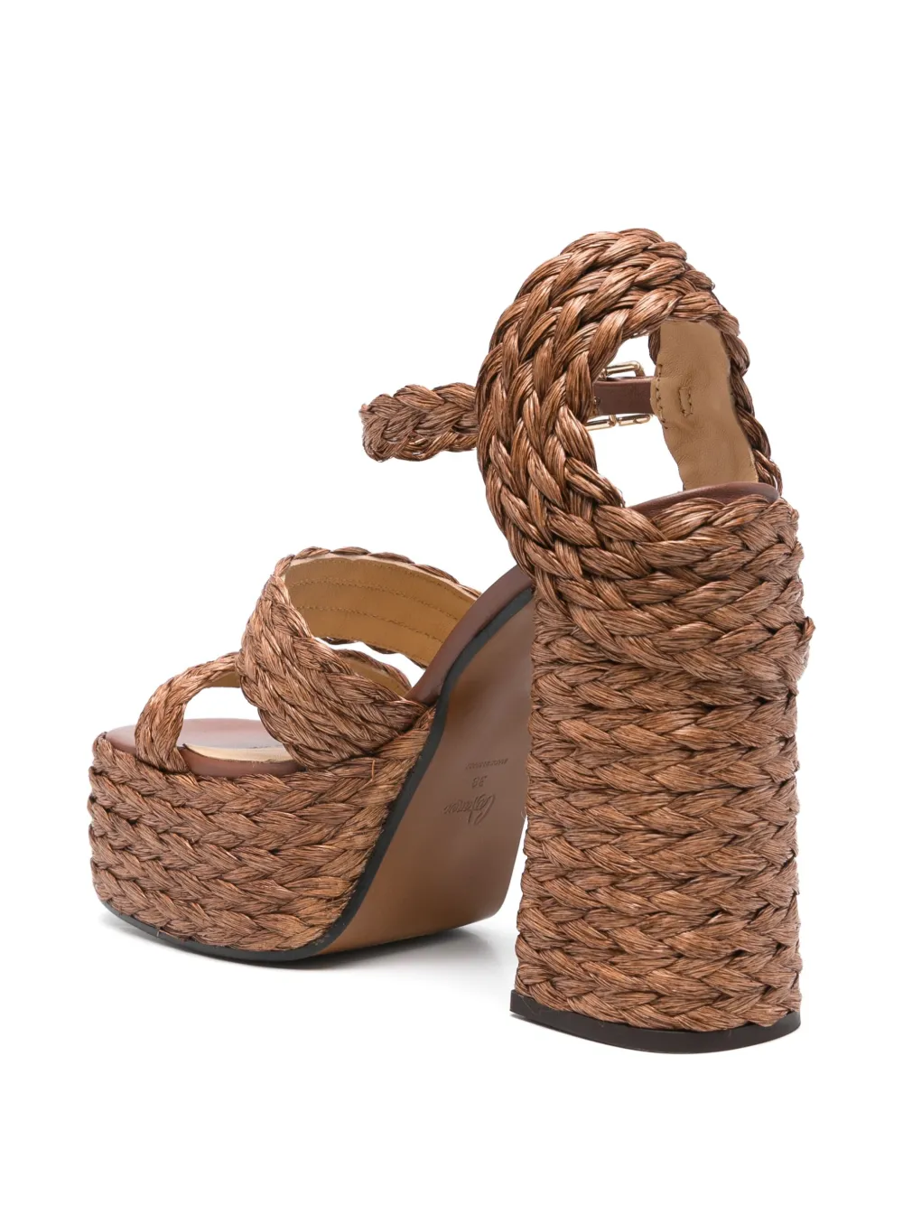 Castañer 130mm Fresa sandals Brown