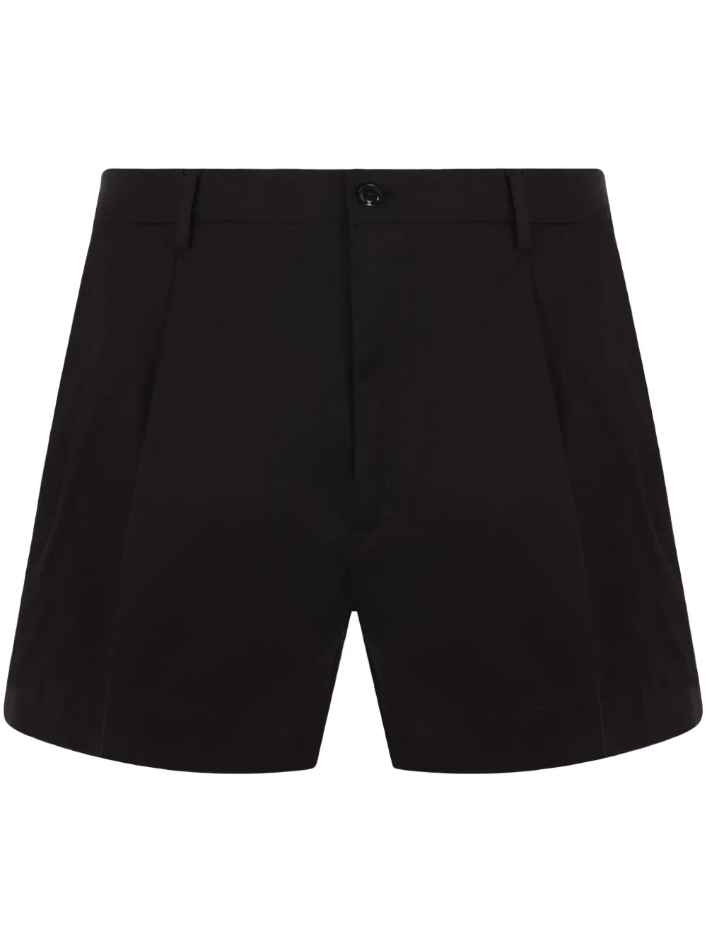 pleated tailored shorts