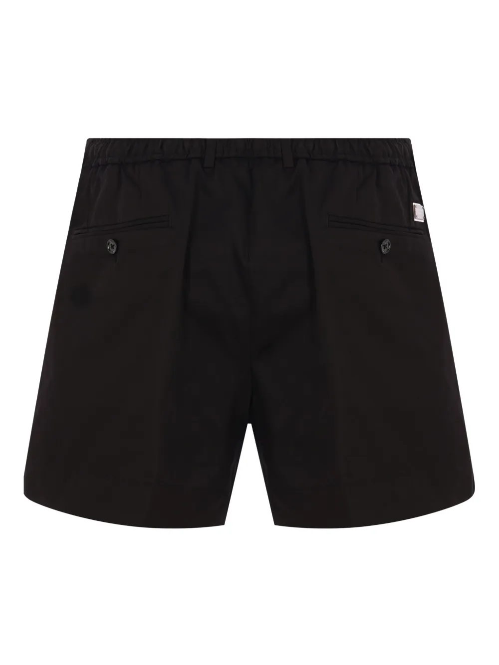 Dolce & Gabbana Geplooide shorts - Zwart