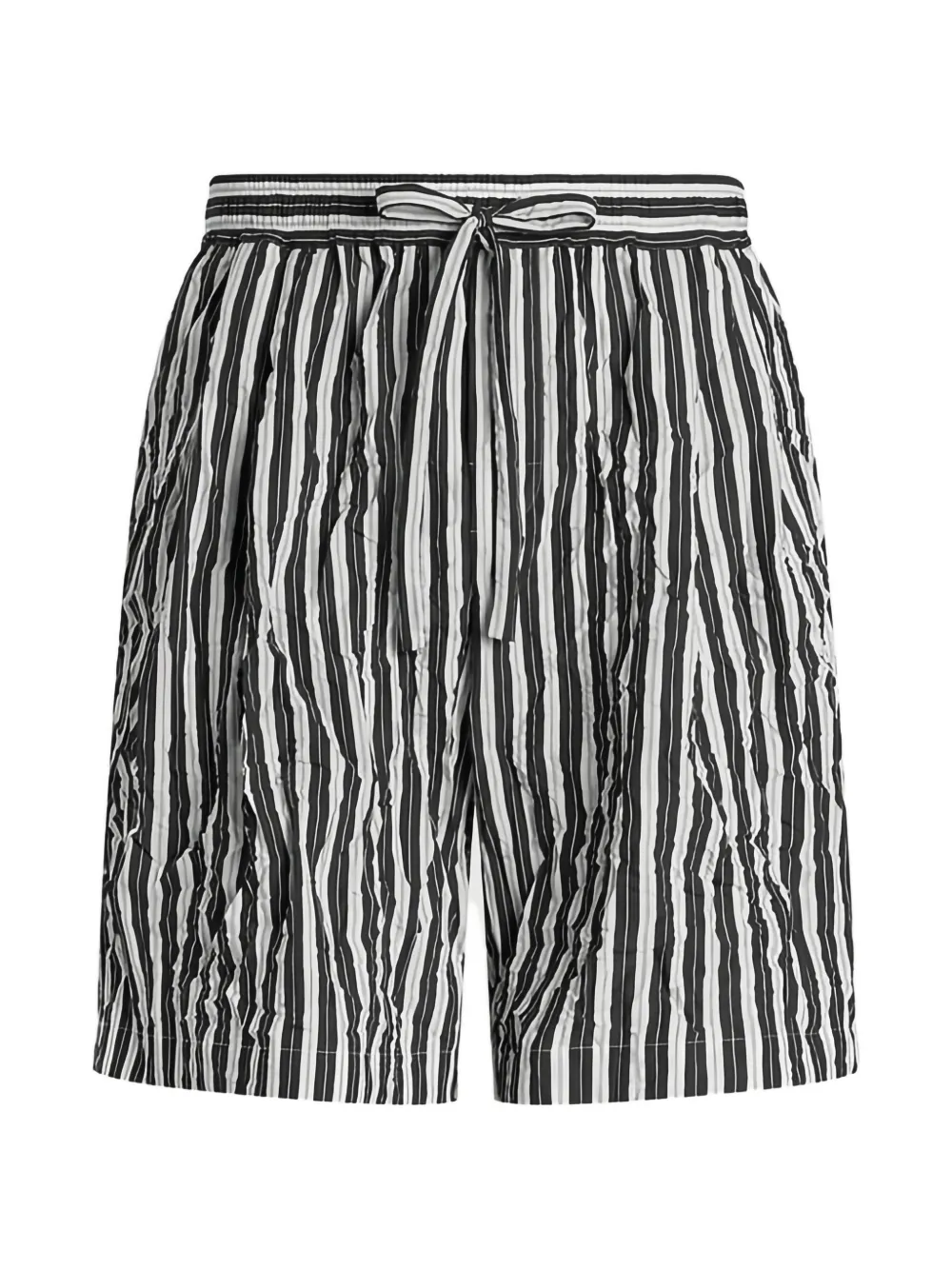 Dolce & Gabbana Shorts sartoriali con pieghe - Nero