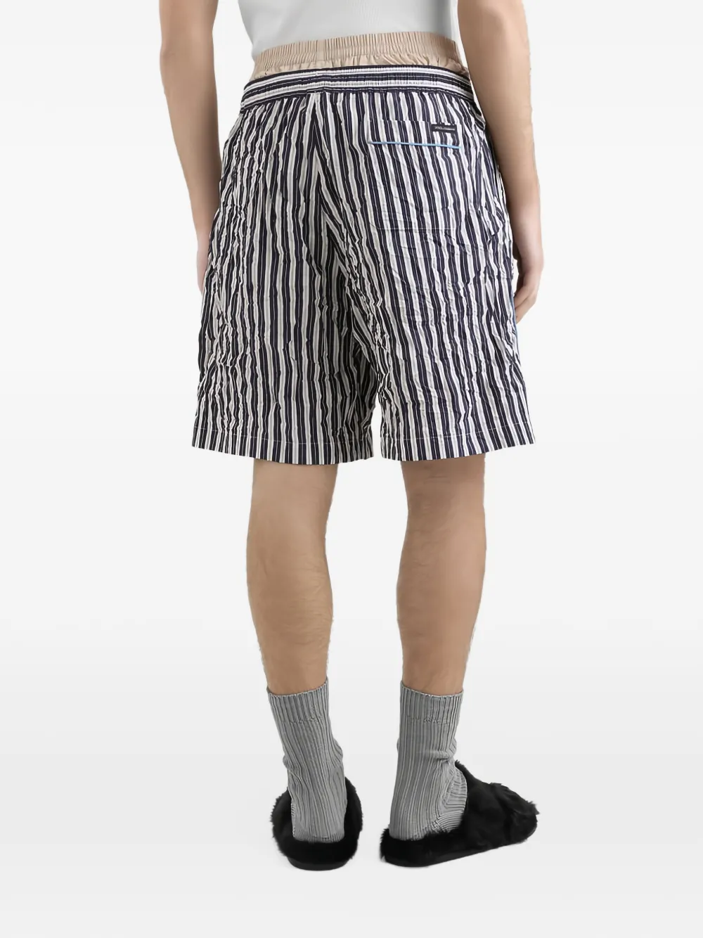 Dolce & Gabbana Geplooide shorts Zwart