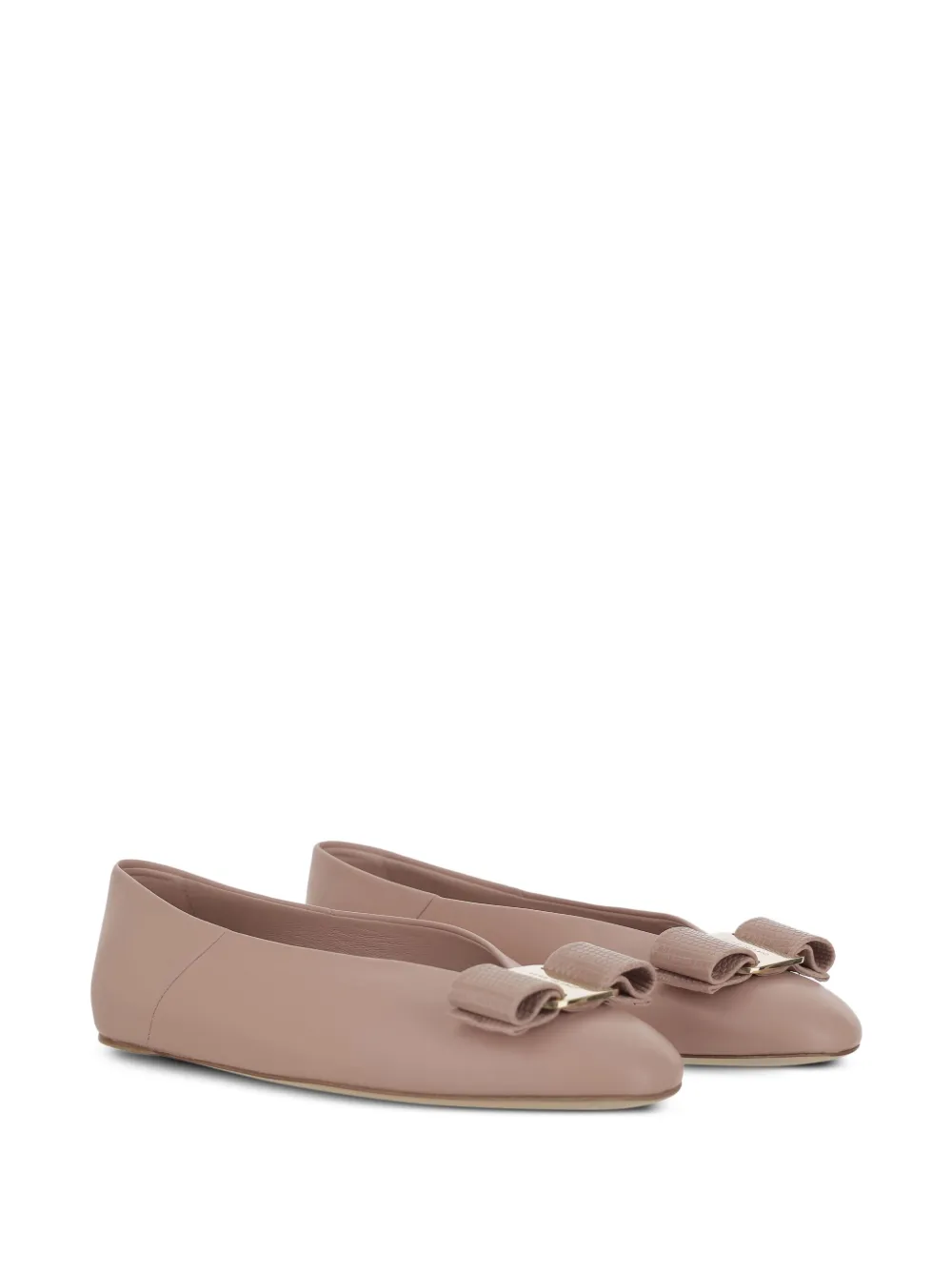 Ferragamo Vanna ballerina flats - Roze