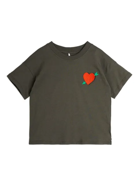 Mini Rodini playera con aplique de corazón