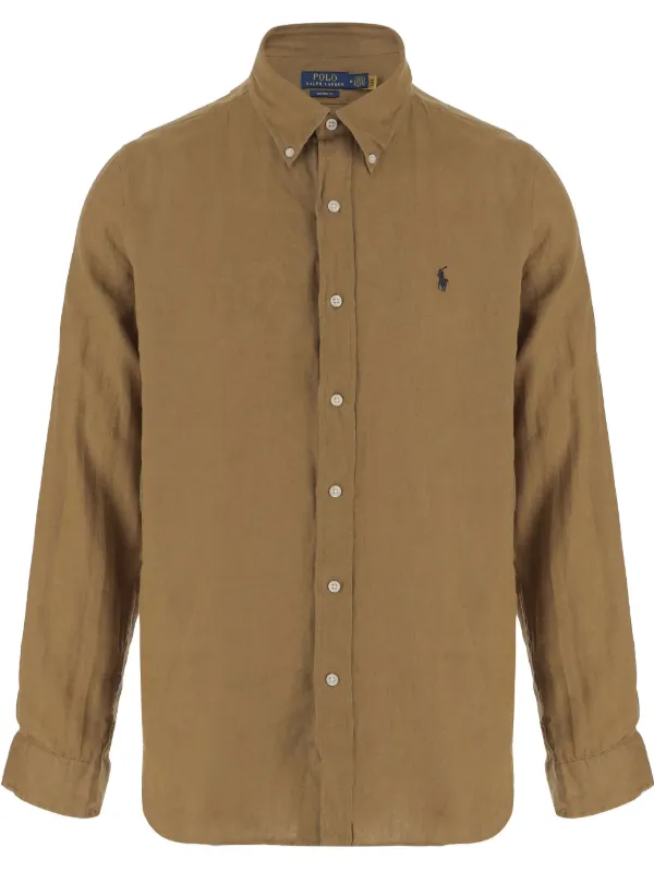 Polo Ralph Lauren Cotton Shirt | Brown | FARFETCH Polo Ralph Lauren Cotton Shirt | Brown | FARFETCH