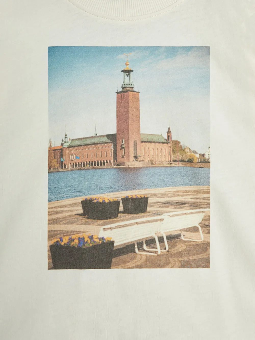 Mini Rodini T-shirt met grafische print Wit