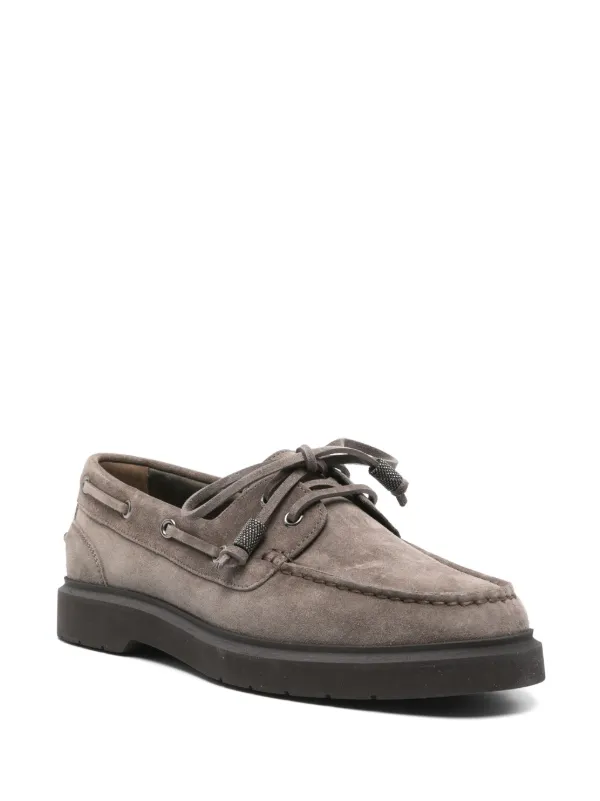 Brunello Cucinelli Sail Penny Loafers | Brown | FARFETCH