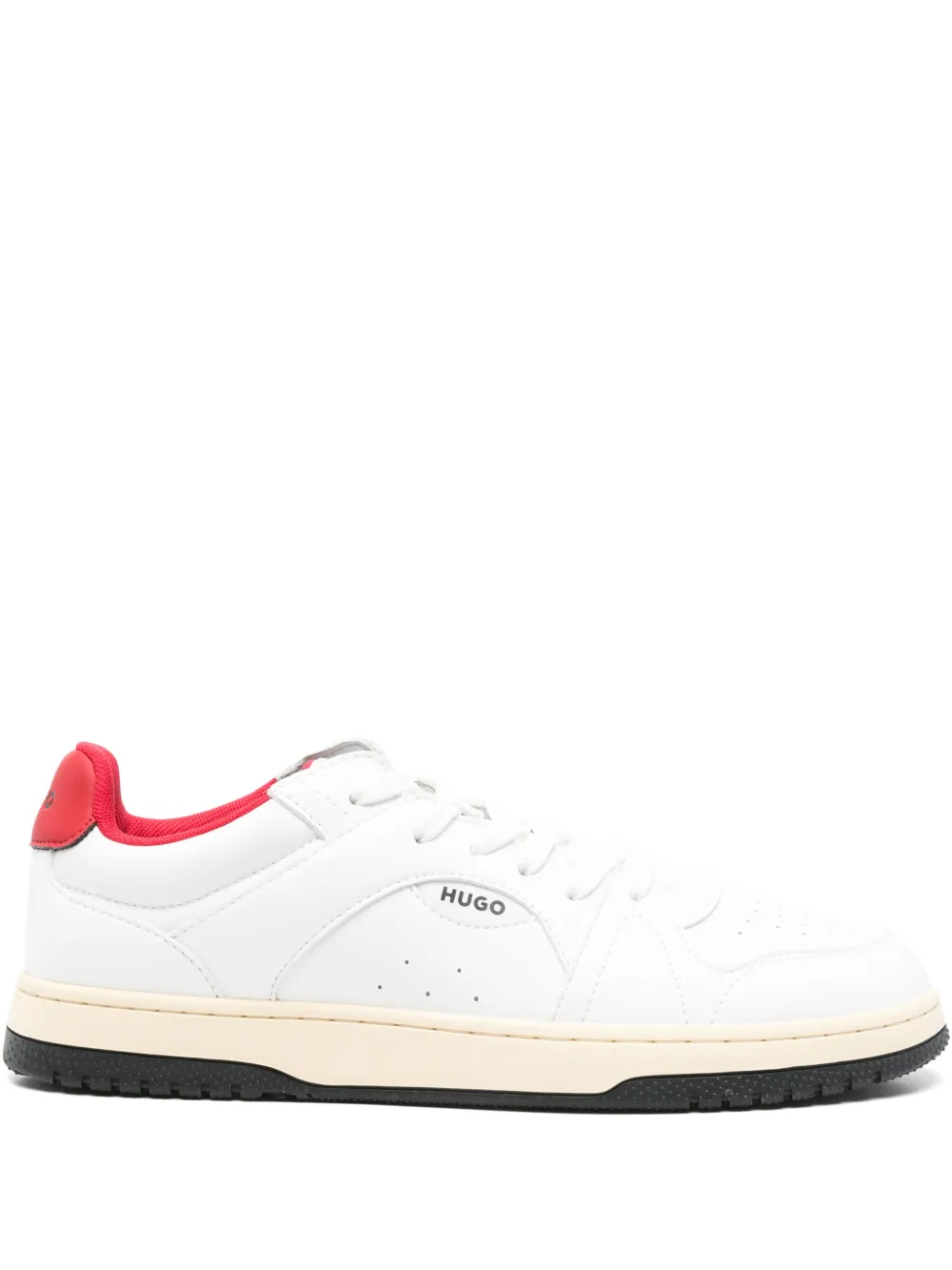 HUGO logo-patch sneakers White