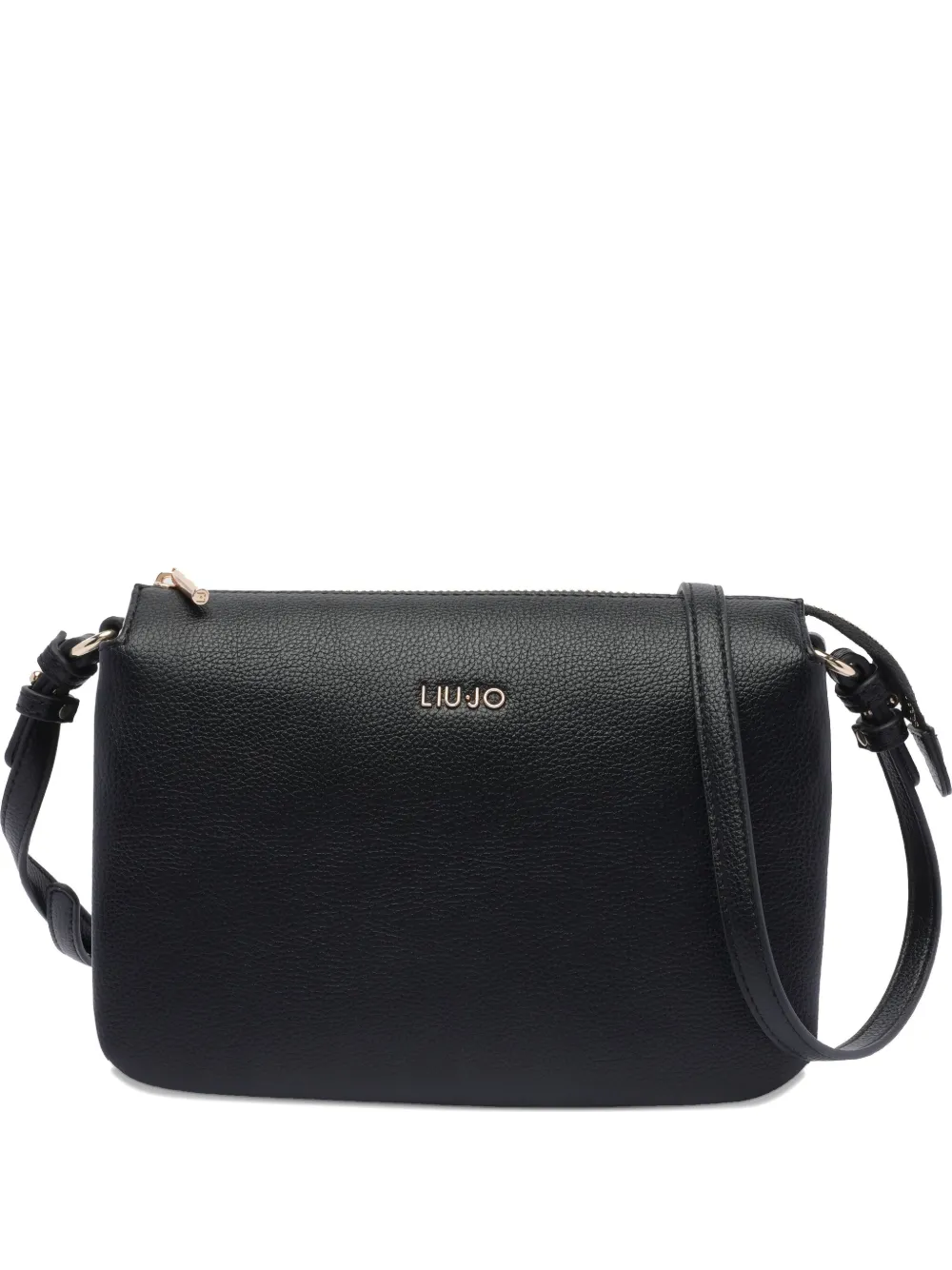 LIU JO logo-lettering cross body bag - ブラック LIU JO logo-lettering cross body bag - ブラック