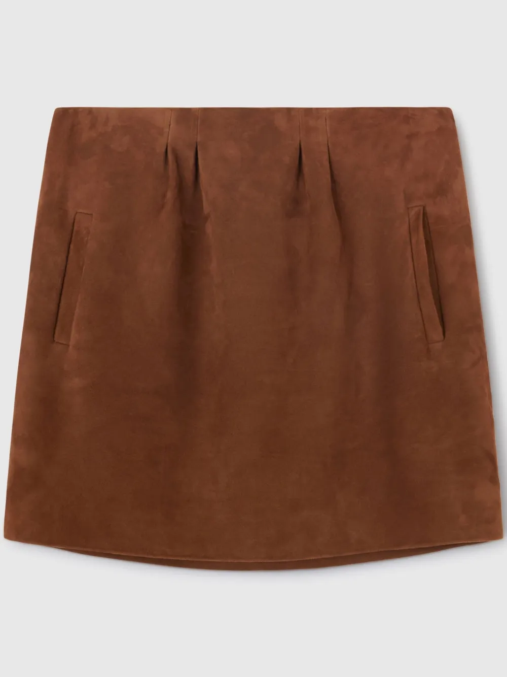 suede mini skirt