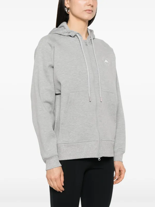adidas by Stella Mccartney パファージャケット グレー adidas By Stella McCartney Long Puffer Jacket in Gray | Lyst