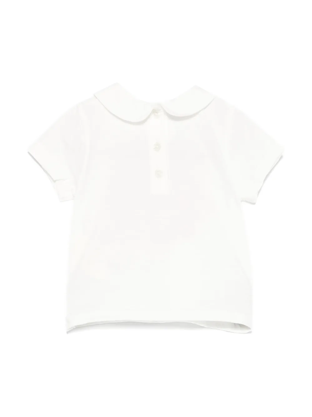Fendi Kids T-shirt met geborduurd logo Wit