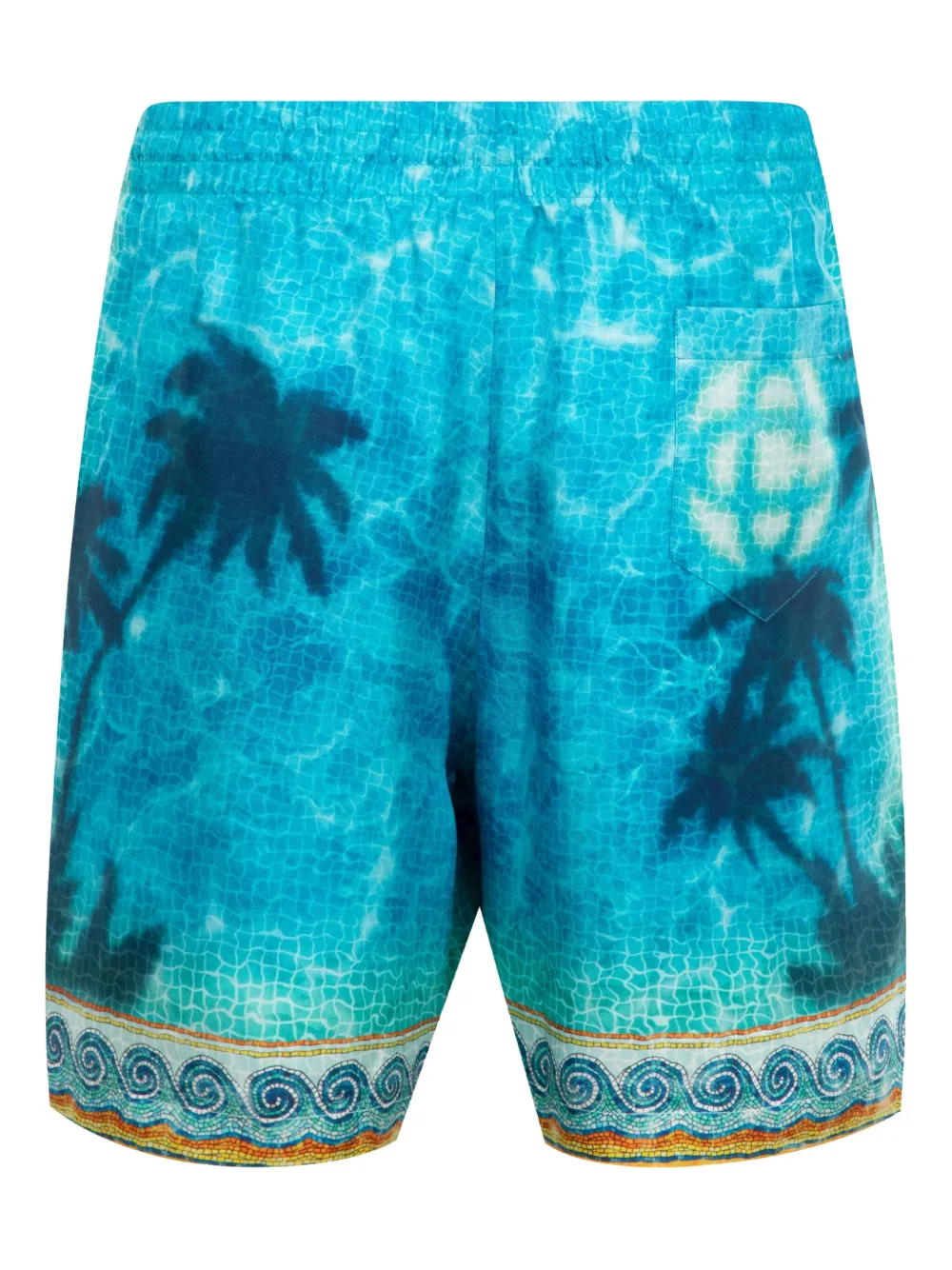 Casablanca Zijden shorts - Blauw