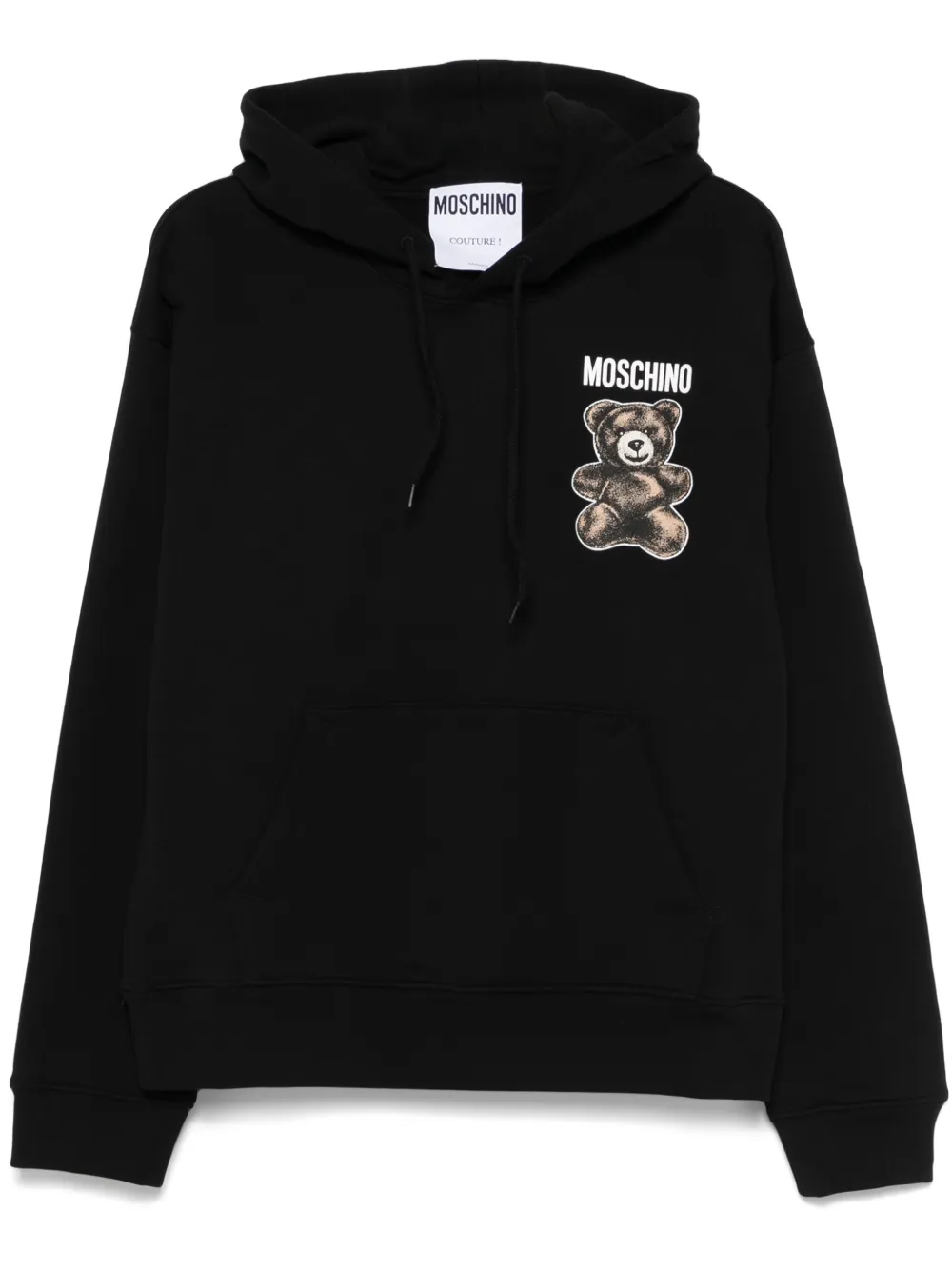 Moschino Hoodie met Teddy Bear-print Zwart