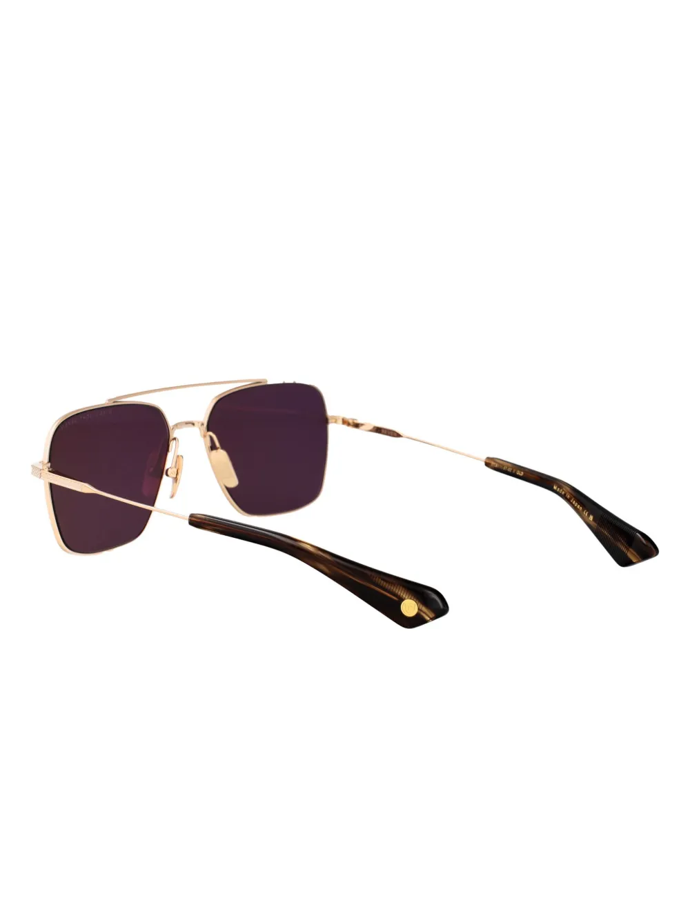 Dita Eyewear Zonnebril met vierkant montuur Roze