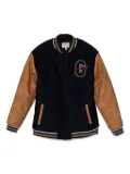 guess kids logo bomber jacket - Blue