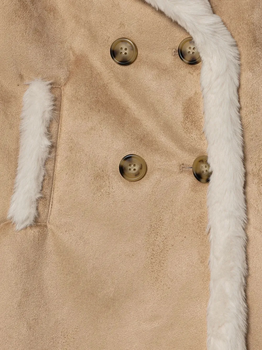 guess kids Suède jas Beige