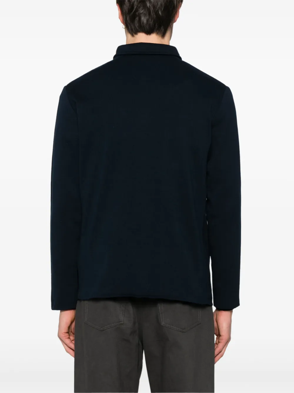 Lardini Katoenen shirtjack Blauw