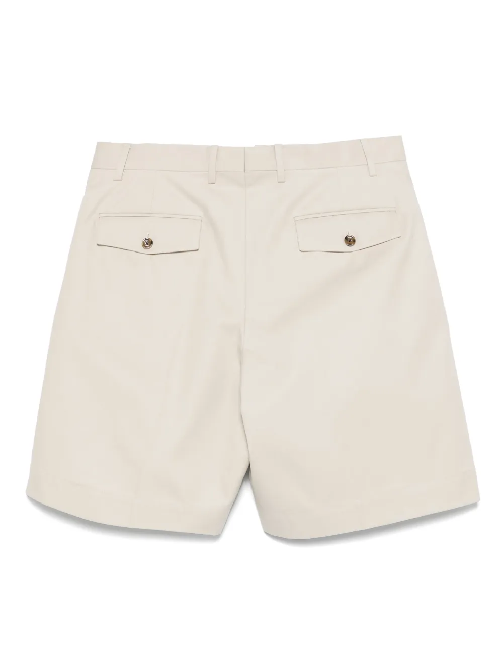 Lardini Shorts met geplooid detail - Beige