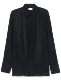 Saint Laurent striped silk shirt - Blue