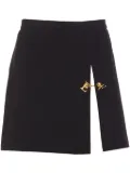 Elisabetta Franchi logo lettering mini skirt - Black
