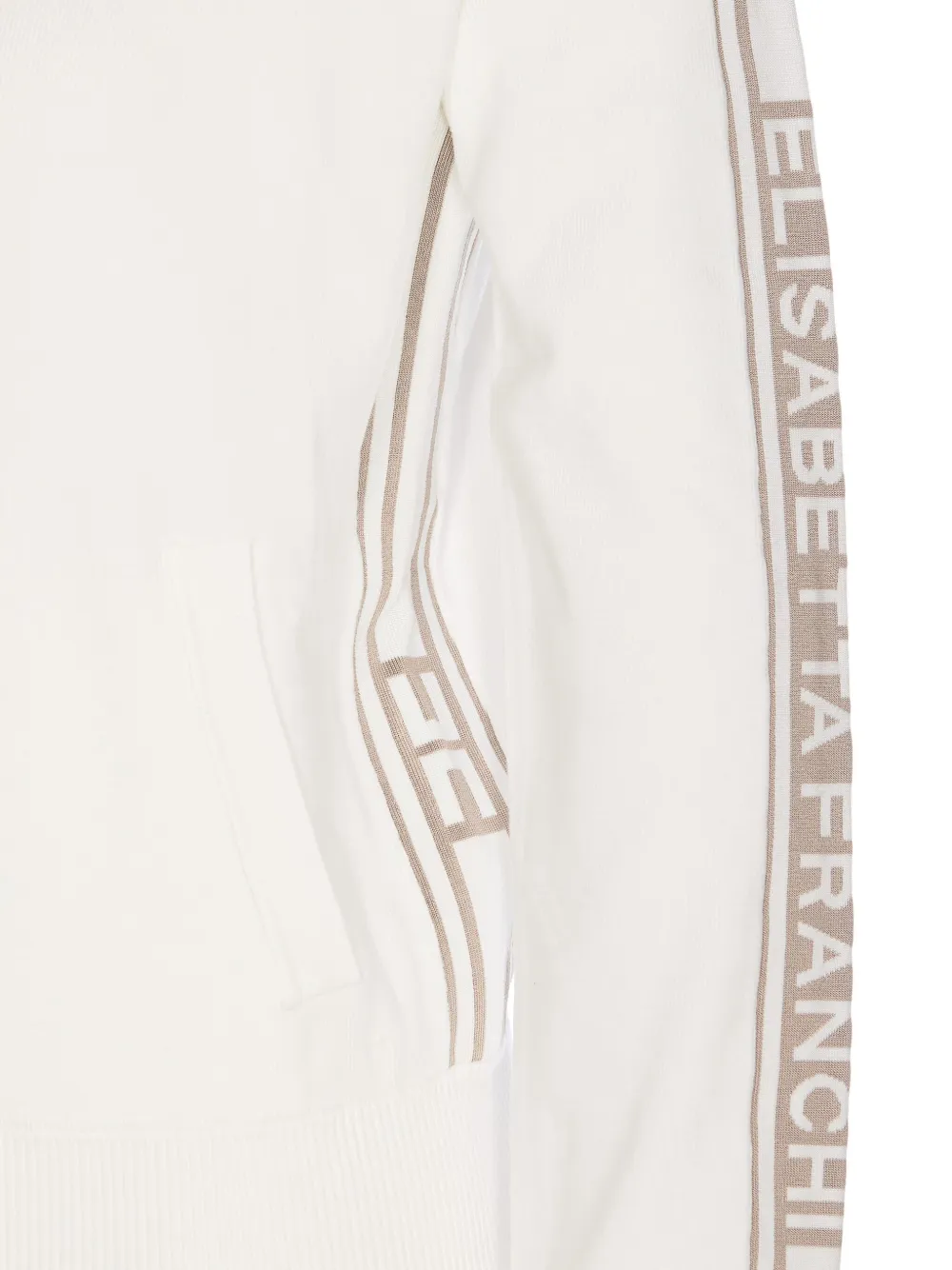 Elisabetta Franchi Jack met logoband Wit