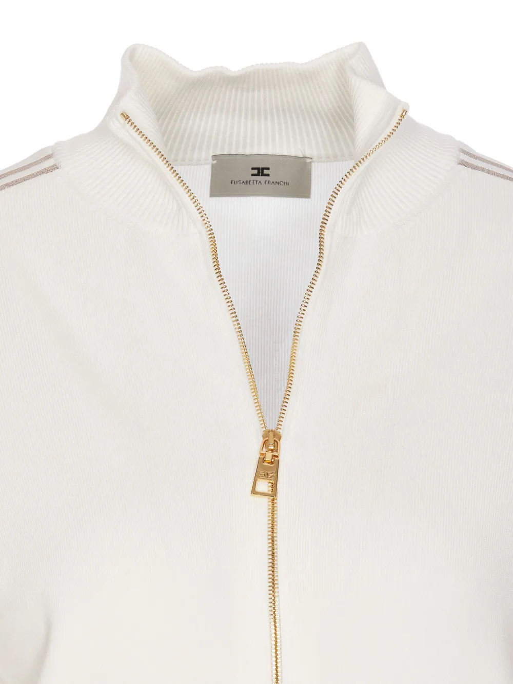 Elisabetta Franchi Jack met logoband Wit