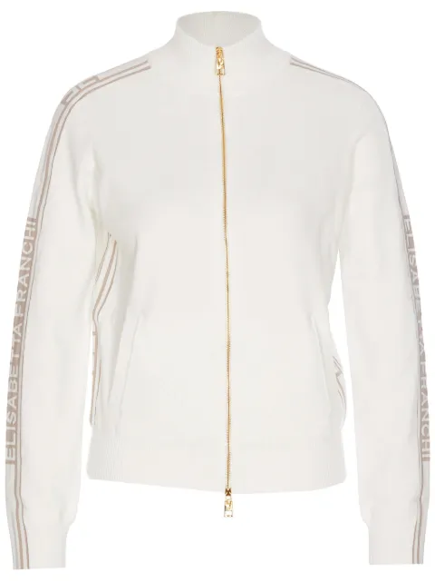 Elisabetta Franchi logo-tape jacket