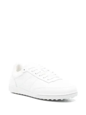 【送料関税込】A.P.C. White Iggy Sneakers Iggy Low sneakers |Canvas reinforced with rubber pieces