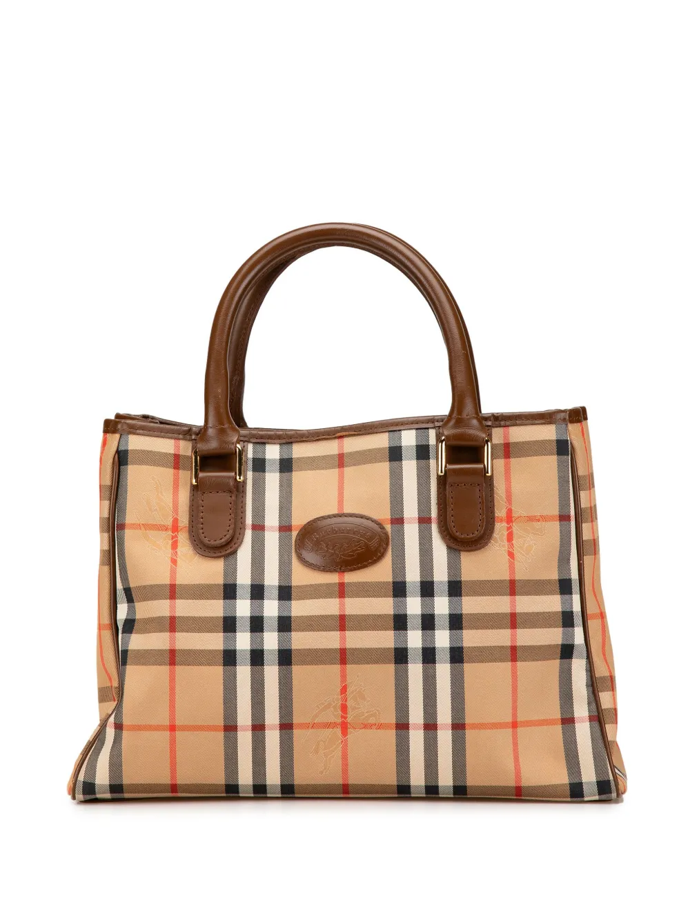 20th Century Haymarket Check Canvas handbag